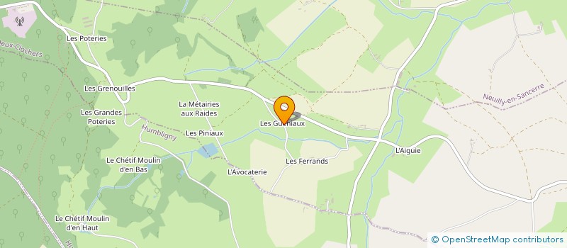 localisation de l'entreprise MONSIEUR REMY PASTOR à NEUVY-DEUX-CLOCHERS