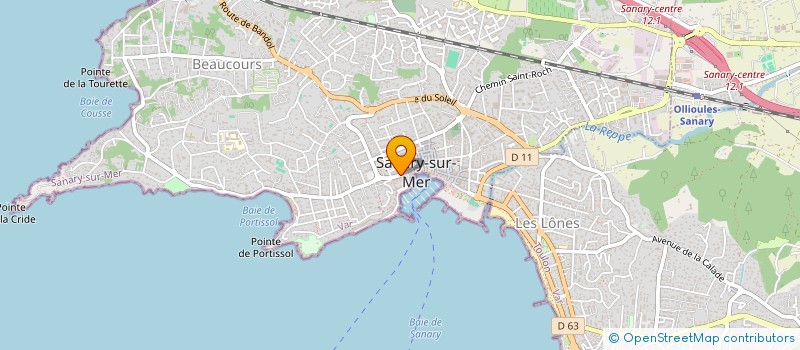 localisation de l'entreprise MONSIEUR REMY PASTORE  SANARY-SUR-MER