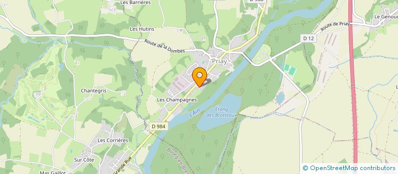 localisation de l'entreprise MONSIEUR REMY PEDRENO  PRIAY