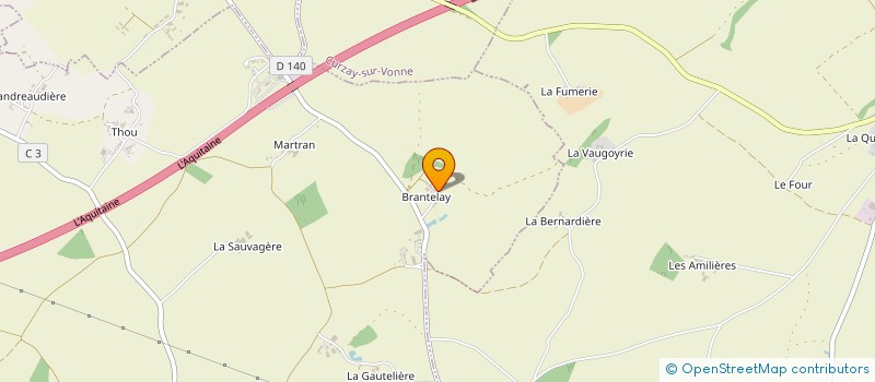 localisation de l'entreprise MONSIEUR REMY PEGUIN à ROUILLE