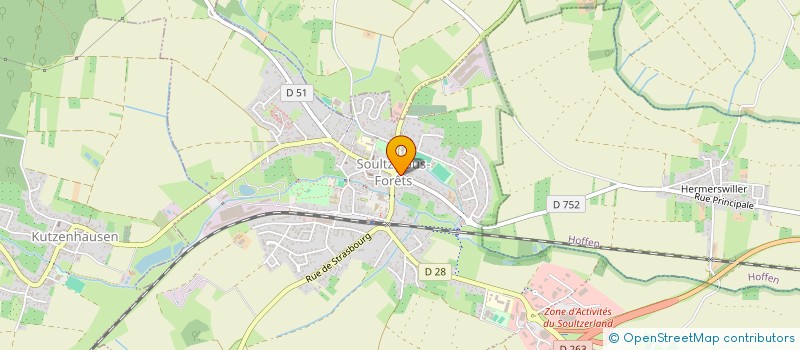 localisation de l'entreprise MONSIEUR REMY PEIFFER  SOULTZ-SOUS-FORETS