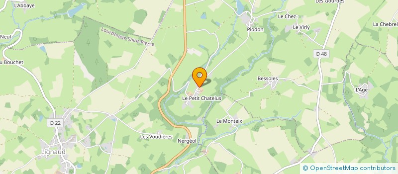localisation de l'entreprise MONSIEUR REMY PEINTURIER à LOURDOUEIX-SAINT-PIERRE