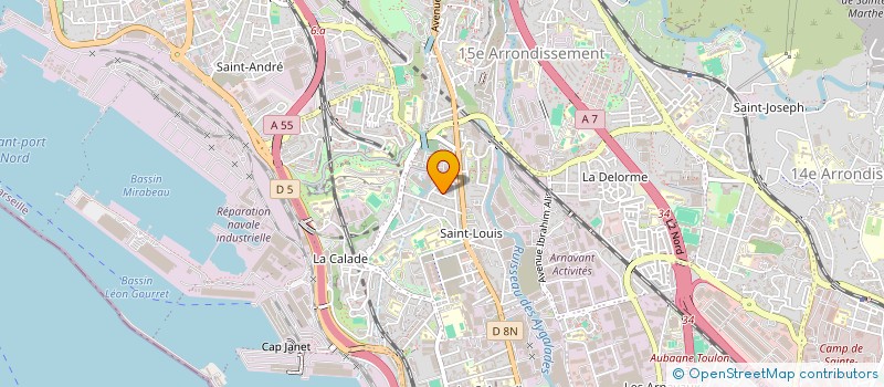 localisation de l'entreprise MONSIEUR REMY PELLEGRINO à MARSEILLE