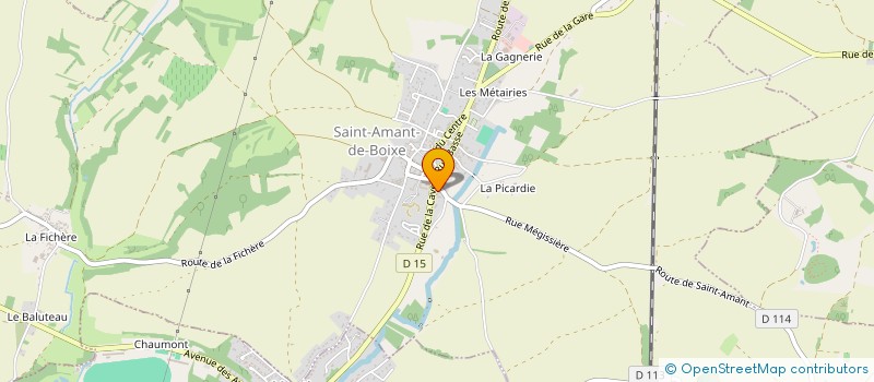 localisation de l'entreprise MONSIEUR REMY PENICHON à SAINT-AMANT-DE-BOIXE