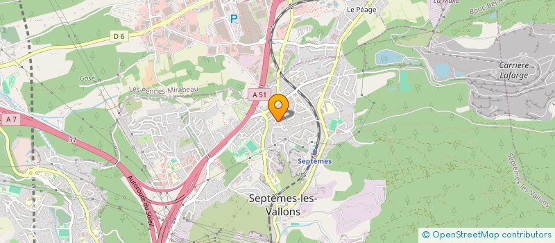 localisation de l'entreprise MONSIEUR REMY PERES à SEPTEMES-LES-VALLONS