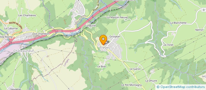 localisation de l'entreprise MONSIEUR REMY PEREZ  TREVES