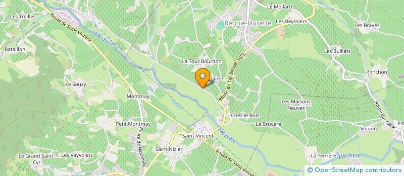 localisation de l'entreprise MONSIEUR REMY PERNOT à REGNIE-DURETTE