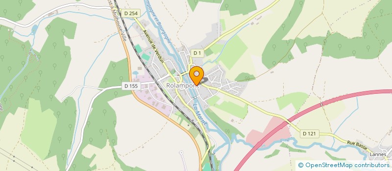 localisation de l'entreprise MONSIEUR REMY PERRET à ROLAMPONT