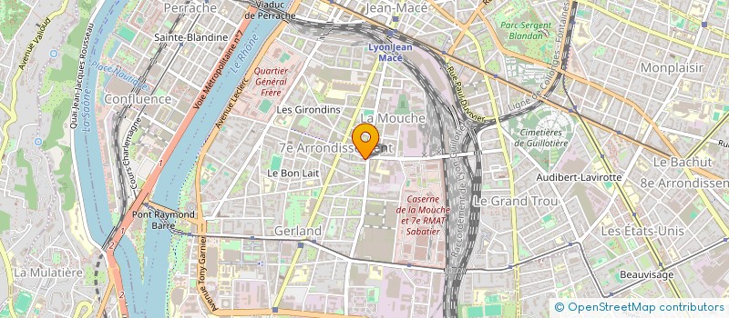 localisation de l'entreprise MONSIEUR REMY PERRET  LYON