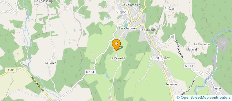 localisation de l'entreprise MONSIEUR REMY PERRIER  VIGNOLS