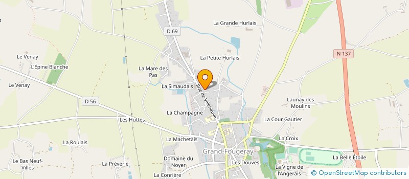 localisation de l'entreprise MONSIEUR REMY PINARD  GRAND-FOUGERAY