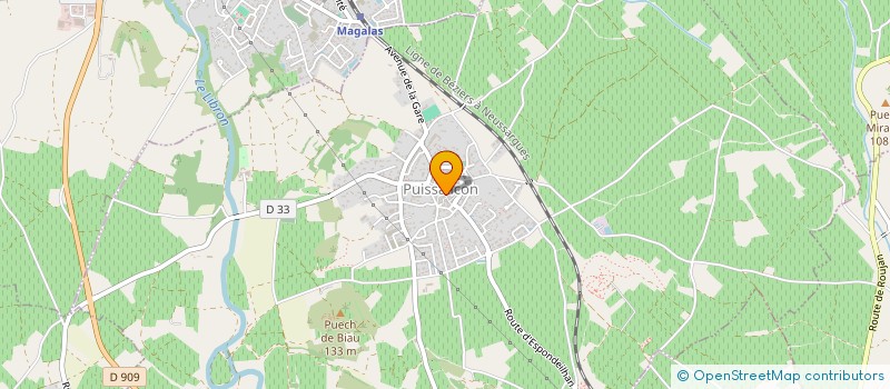 localisation de l'entreprise MONSIEUR REMY PINAZZI  PUISSALICON
