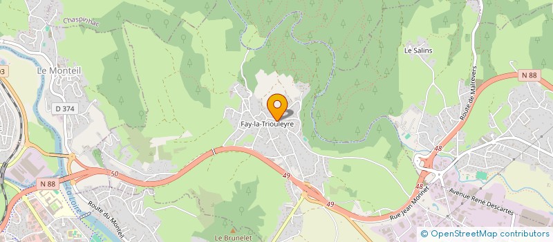 localisation de l'entreprise MONSIEUR REMY PINON  SAINT-GERMAIN-LAPRADE