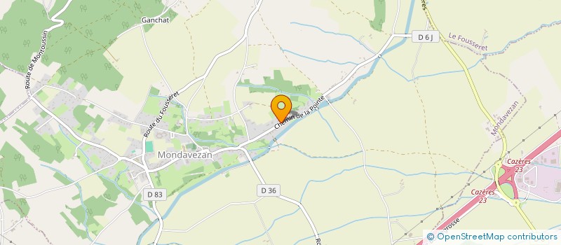 localisation de l'entreprise MONSIEUR REMY PODOR  MONDAVEZAN