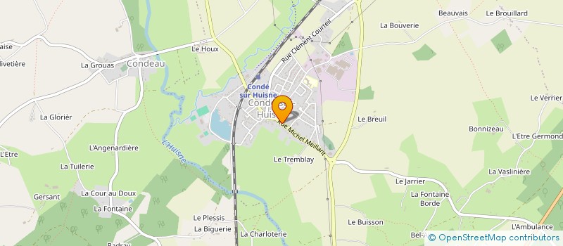 localisation de l'entreprise MONSIEUR REMY POINSOT à SABLONS-SUR-HUISNE