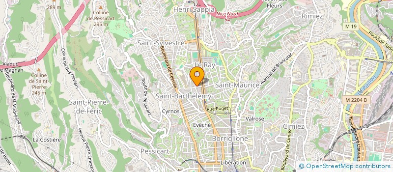 localisation de l'entreprise MONSIEUR REMY POMAREDE à NICE