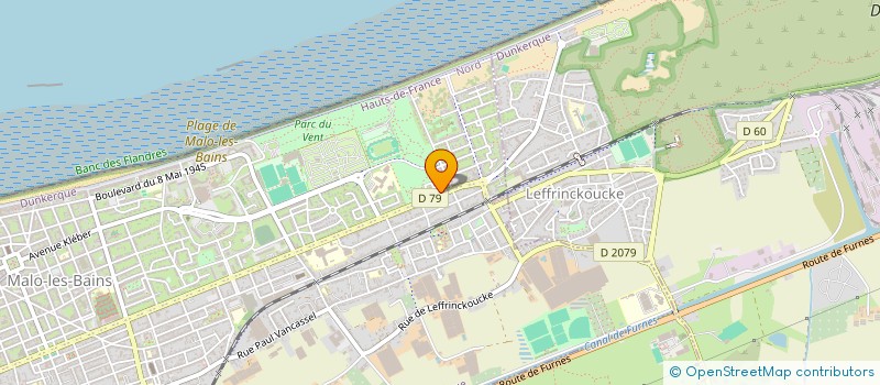 localisation de l'entreprise MONSIEUR REMY PORREAUX à DUNKERQUE