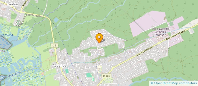 localisation de l'entreprise MONSIEUR REMY PREBOT  AUDENGE