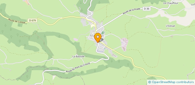localisation de l'entreprise MONSIEUR REMY PROHOM à CONDAT