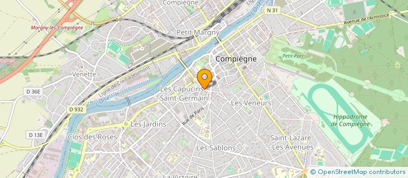 localisation de l'entreprise MONSIEUR REMY QUEANT à COMPIEGNE