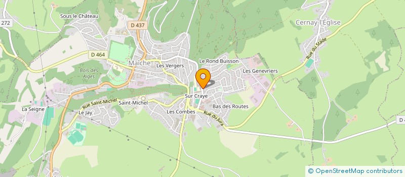 localisation de l'entreprise MONSIEUR REMY QUENOY  MAICHE