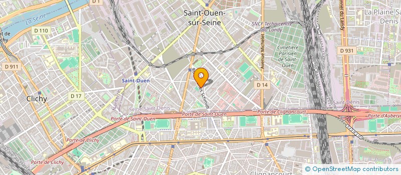 localisation de l'entreprise MONSIEUR REMY QUERE à SAINT-OUEN-SUR-SEINE