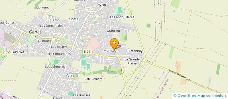 localisation de l'entreprise MONSIEUR REMY RABHI à GENAS