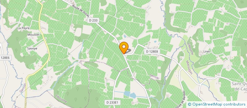 localisation de l'entreprise MONSIEUR REMY RABOUY  GENSAC