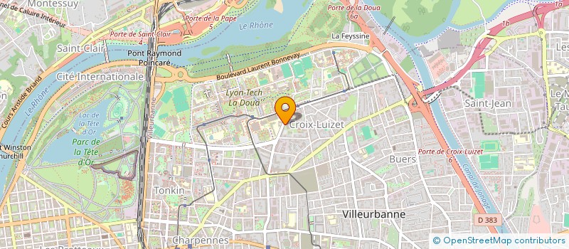 localisation de l'entreprise MONSIEUR REMY RAJAPAKSHA  VILLEURBANNE