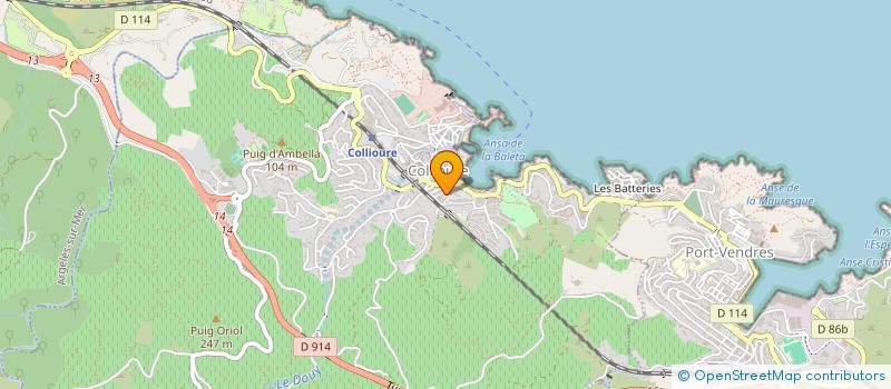 localisation de l'entreprise MONSIEUR REMY RAMONE  COLLIOURE