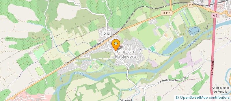 localisation de l'entreprise MONSIEUR REMY RANCON  SAINT-JEAN-PLA-DE-CORTS