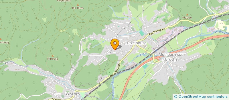 localisation de l'entreprise MONSIEUR REMY REGENASS  LUTZELHOUSE