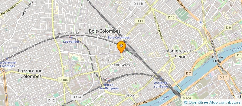 localisation de l'entreprise MONSIEUR REMY REGIS HOLTZWARTH à BOIS-COLOMBES