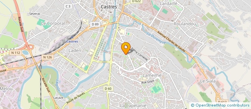 localisation de l'entreprise MONSIEUR REMY REYNES  CASTRES