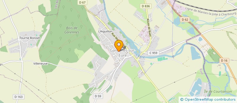 localisation de l'entreprise MONSIEUR REMY RIGAL  GARENNES-SUR-EURE