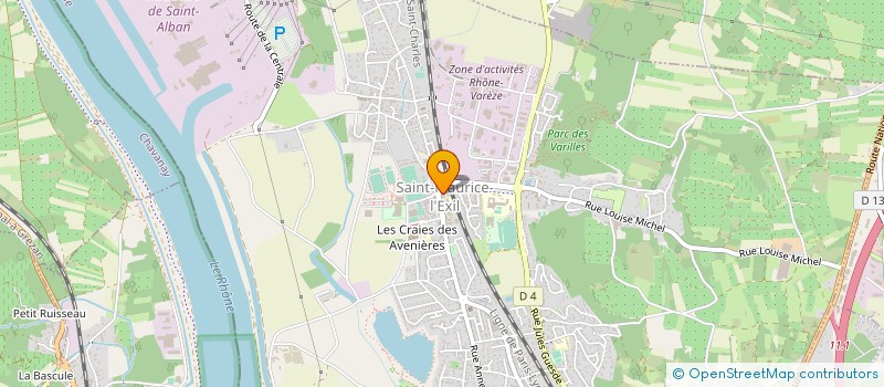 localisation de l'entreprise MONSIEUR REMY RIVIERE à SAINT MAURICE L'EXIL