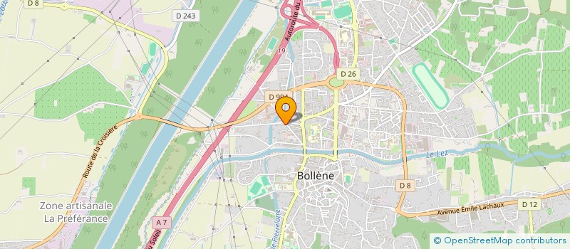 localisation de l'entreprise MONSIEUR REMY RODRIGUEZ à BOLLENE