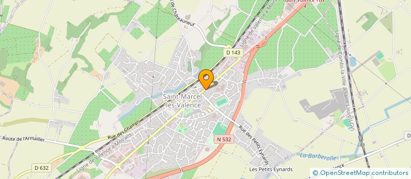 localisation de l'entreprise MONSIEUR REMY ROLLAND à SAINT-MARCEL-LES-VALENCE