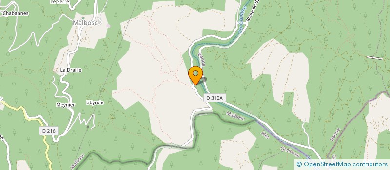 localisation de l'entreprise MONSIEUR REMY ROLLAND  MALBOSC