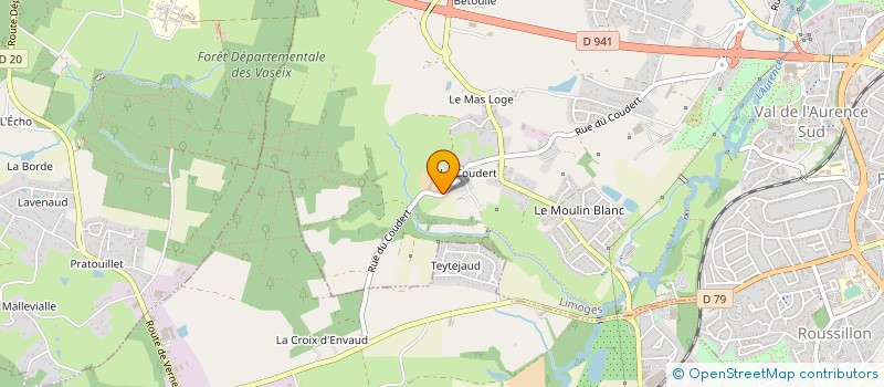 localisation de l'entreprise MONSIEUR REMY ROUSSEAU à LIMOGES