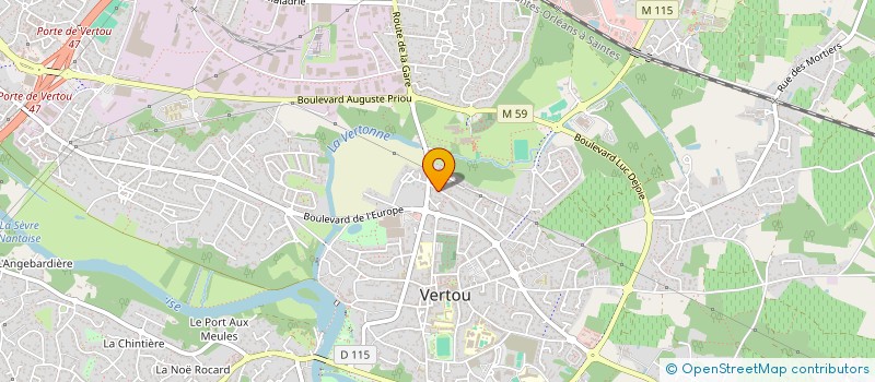 localisation de l'entreprise MONSIEUR REMY ROUSSELIERE à VERTOU