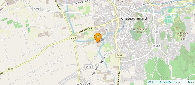 localisation de l'entreprise MONSIEUR REMY ROUX à CHATEAURENARD