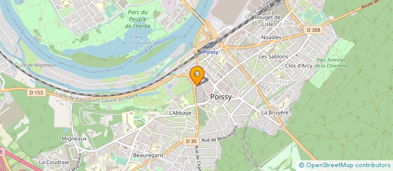 localisation de l'entreprise MONSIEUR REMY ROY à POISSY
