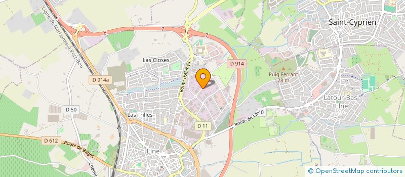 localisation de l'entreprise MONSIEUR REMY SALVADOR  ELNE