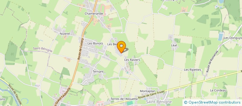 localisation de l'entreprise MONSIEUR REMY SANTAILLER à SAINT-BENIGNE