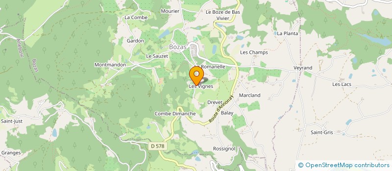 localisation de l'entreprise MONSIEUR REMY SAPET à SAINT-VICTOR