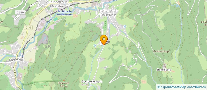 localisation de l'entreprise MONSIEUR REMY SCHIERENBECK  BREITENBACH-HAUT-RHIN