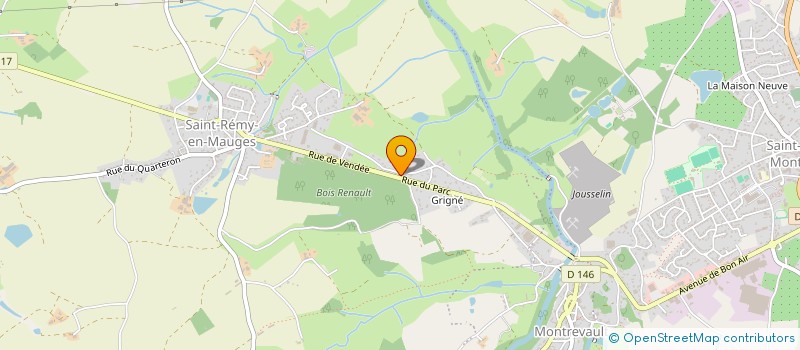 localisation de l'entreprise MONSIEUR REMY SEBILEAU à MONTREVAULT-SUR-EVRE