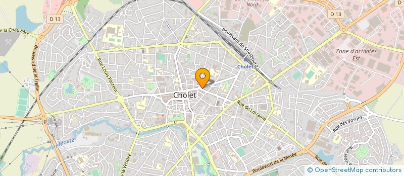 localisation de l'entreprise MONSIEUR REMY SECHER à CHOLET