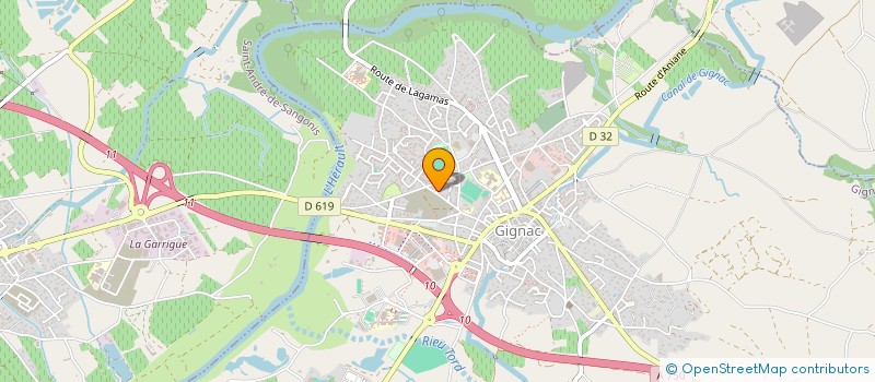 localisation de l'entreprise MONSIEUR REMY SEGALA  GIGNAC